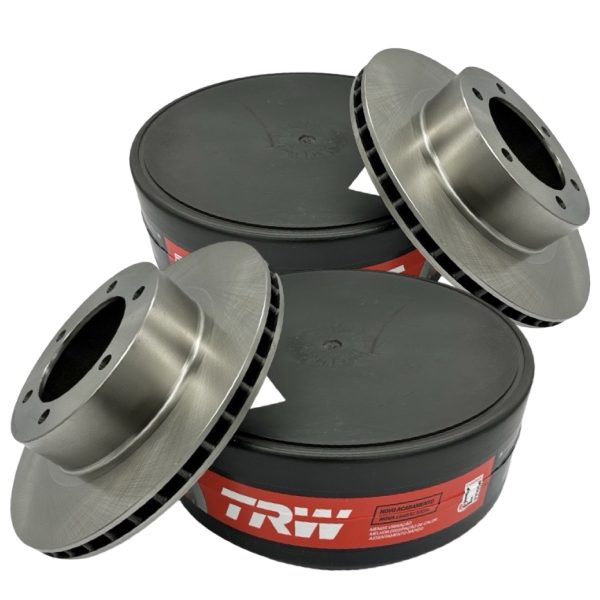 JUEGO DE DISCOS DE FRENO SW4 1997-2002 PARA LLANTA 16"  319 MM EXTERIOR -ver chasis- TRW - Imagen 4