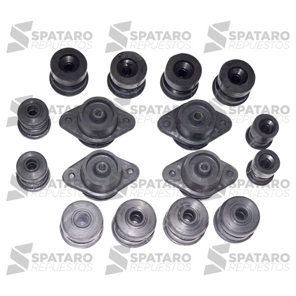 KIT DE TACOS DE CABINA TOYOTA HILUX 2005-2015 CABINA DOBLE - Imagen 1
