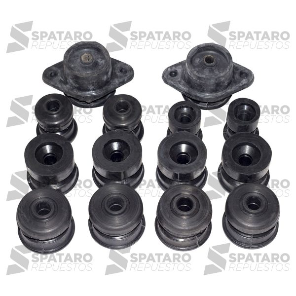KIT DE TACOS DE CABINA TOYOTA HILUX 2005-2015 CABINA SIMPLE - Imagen 1