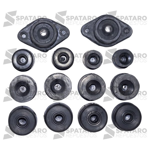 KIT DE TACOS DE CABINA TOYOTA HILUX 2005-2015 CABINA SIMPLE - Imagen 2