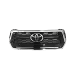 ***LIQUIDACION***PARRILLA DE FRENTE HILUX 2018-2020 CROMADA COMPLETA CON LOGO Original
