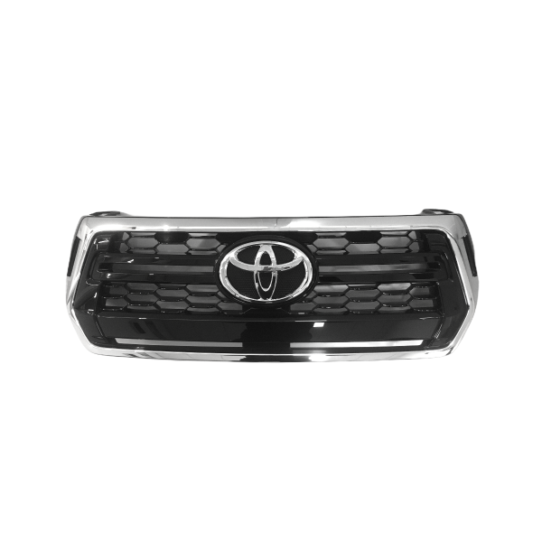 ***LIQUIDACION***PARRILLA DE FRENTE HILUX 2018-2020 CROMADA COMPLETA CON LOGO Original - Imagen 1