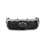 ***LIQUIDACION***PARRILLA DE FRENTE HILUX 2018-2020 CROMADA COMPLETA CON LOGO Original - Imagen 3