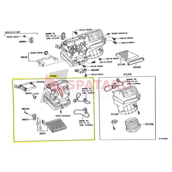 CONJUNTO EVAPORADOR HILUX 2011-2015 1KD 3.0 - Imagen 5