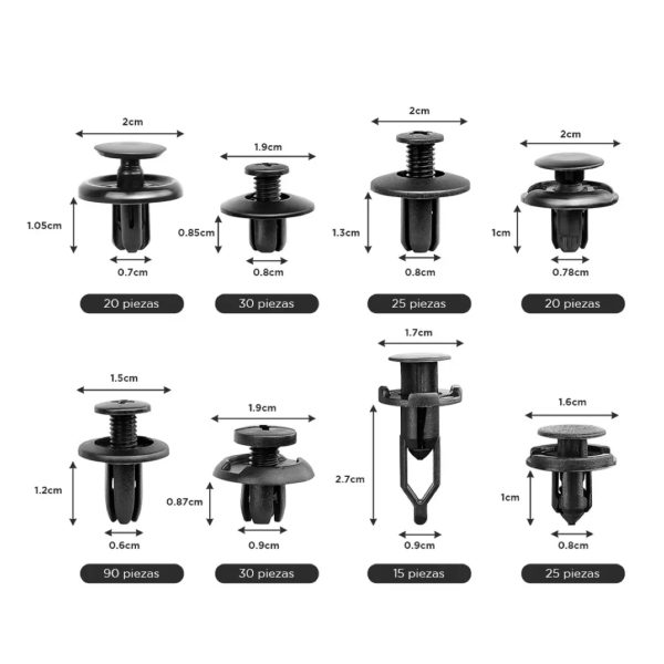 CAJA DE CLIP UNIVERSAL VARIOS *635 UNIDADES* - Imagen 5
