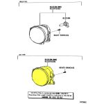 FARO AUXILIAR HILUX 2016 COROLLA 2014-2016 YARIS DERECHO ORIGINAL - Imagen 3