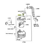 SENSOR FLUJO AIRE MAF  HILUX-SW4 1KD 2005-2015 2KD 2012-2015 DENSO - Imagen 5