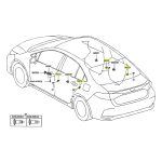 INTERRUPTOR APERTURA PUERTA HILUX-SW4 2016-2025 REVO SPT - Imagen 5