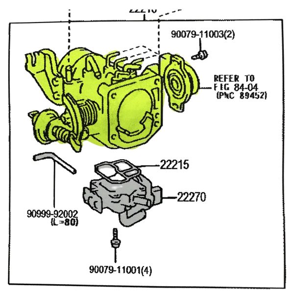 CUERPO DE ACELERACION MARIPOSA RUNNER/SW4 1996-2004 2.7 NAFTA SPT - Imagen 5