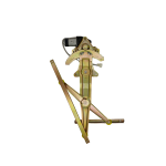 MAQUINA LEVANTA CRISTAL DEL. HILUX 2005-2015 IZQUIERDA  CON MOTOR - Imagen 5
