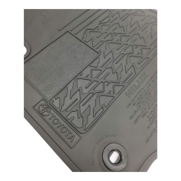 Cubre Alfombras Habitaculo Hilux 2016-2022 Revo Original - Imagen 6
