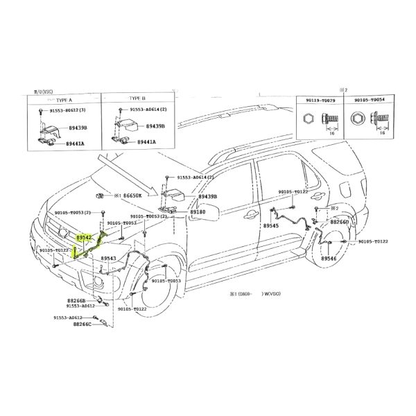 SENSOR DE ABS DELANTERO HILUX 2005-2012 CON CABLE DERECHO - Imagen 6