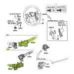 PALANCA LLAVE DE LUCES HILUX 2008-2012  "VER CHASIS" SPT - Imagen 5