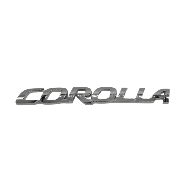 EMBLEMA "COROLLA" DE BAUL TOYOTA COROLLA 2008-2011 ORIGINAL - Imagen 1