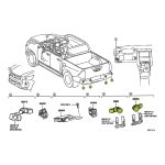 SENSOR ESTACIONAMIENTO PARAGOLPE TRASERO HILUX-SW4 2021-2025 SPT - Imagen 7