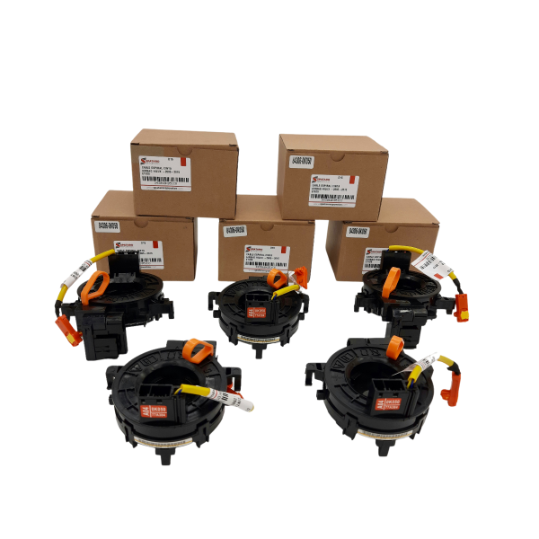 JUEGO X 5 CABLE ESPIRAL CINTA AIRBAG HILUX -2005-2015  ETIOS - Imagen 1