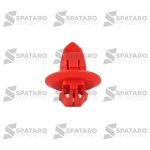 CLIP FENDER GUARDABARRO HILUX-SW4 2005-2015 ROJO - Imagen 2