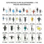 CAJA DE CLIP UNIVERSAL VARIOS *1275 UNIDADES* SPT - Imagen 9