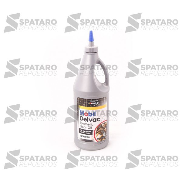 ACEITE CAJA / DIFERENCIAL MOBIL DELVA 75W90 SINTETICO X 1LTS - Imagen 1