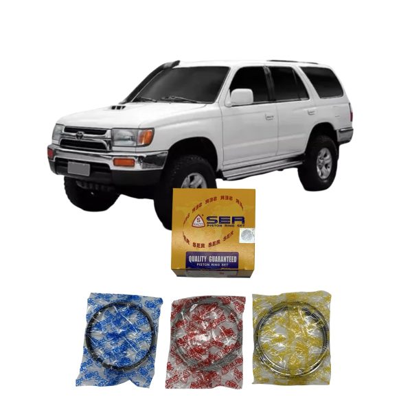 1_638883650593617487.jpg JUEGO DE AROS SW4 1996-2003 / HILUX 2002-2004 1KZT TURBO *0.50* TAIWAN - Imagen 1