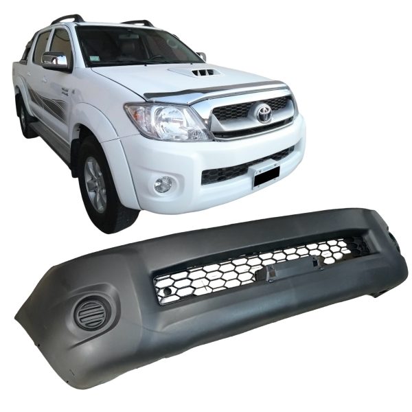 1_638918216433309975.jpg PARAGOLPE DELANTERO HILUX 2009-2011 *CON FENDER* NACIONAL - Imagen 1