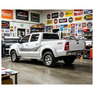 CALCO JUEGO DE FRANJAS HILUX CABINA DOBLE 2009-2015 6 PIEZAS