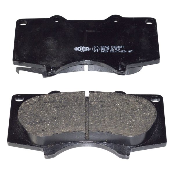 JUEGO DE PASTILLAS HILUX 2009-2018 SW4 2005-2021 LARGO 134.5 MM Icer - Imagen 2