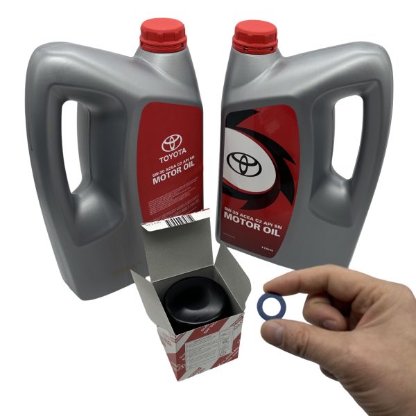 KIT FILTRO Y ACEITE 5W30 X 8LTS HILUX-SW4 2016-2025 ORIGINAL - Imagen 2