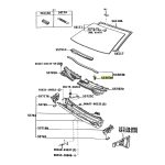 JUEGO X 10 CLIP DE BURLETE CAPOT/TOMA  HILUX - COROLLA Taiwan - Imagen 3