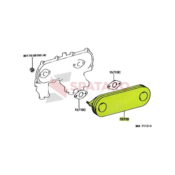 RADIADOR ENFRIADOR DE ACEITE HILUX 1992-2004 2L 3L 5L SPT - Imagen 3