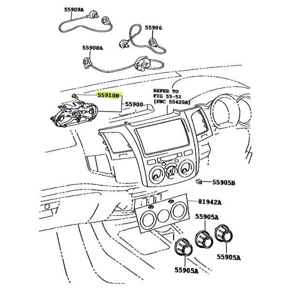 LAMPARA VERDE DE TABLERO HILUX-SW4 2005-2015 SPT - Imagen 4
