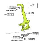 PUNTA DE EJE HILUX-SW4 2005-2015 CON ABS *IZQUIERDA* TAIWAN - Imagen 4