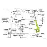 PUNTA DE EJE HILUX-SW4 2016-2025 IZQUIERDA REVO TAIWAN - Imagen 4