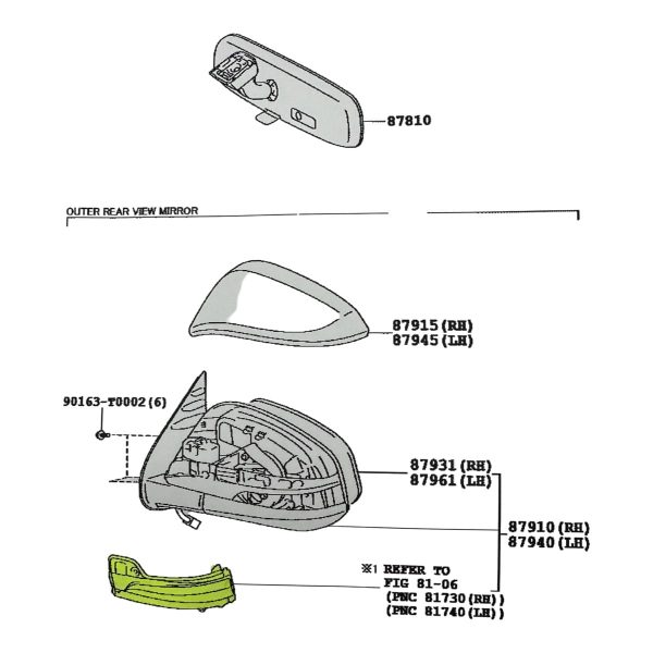 FARO DE GIRO DE ESPEJO HILUX 2016-2024 DERECHO SPT - Imagen 4