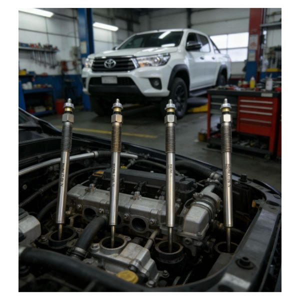 JUEGO 4 BUJIAS DE PRECALENTAMIENTO HILUX-SW4 2016-2026 REVO MASUMA - Imagen 4