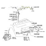 CAÑO DE *RETORNO* INYECTORES HILUX-SW4 2005-2015 2KD-1KD VIGO SPT - Imagen 4