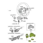 CABLE ESPIRAL HILUX-SW4 2016-2026 CON VSC *PEDIR CHASIS* IGUAL A 843070K091 REVO SPT - Imagen 5