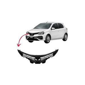 PARRILLA FRENTE ETIOS 2017-2024  NEGRA SIN MOLDURA RETOV
