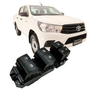 CONJUNTO TECLA LEVANTA CRISTAL HILUX 2016-2026 *VER CON CHASIS* SPT