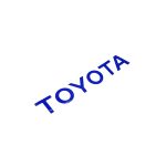 CALCOMANIA PALABRA "TOYOTA" AZUL HILUX 1992-2004 PORTON SPT - Imagen 2