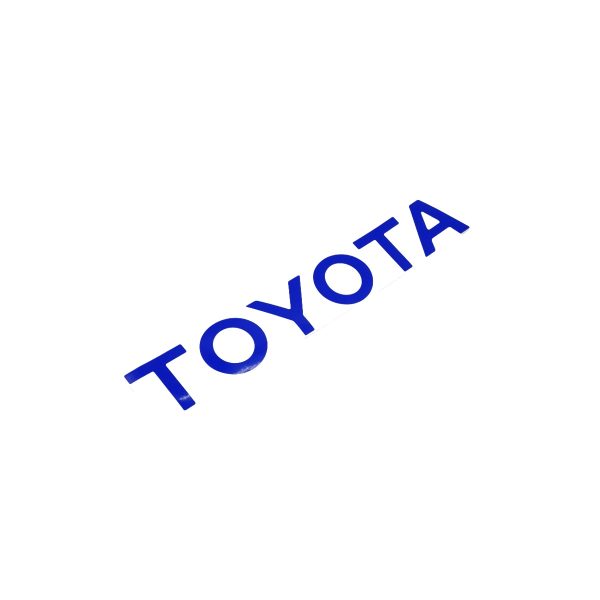 CALCOMANIA PALABRA "TOYOTA" AZUL HILUX 1992-2004 PORTON SPT - Imagen 2