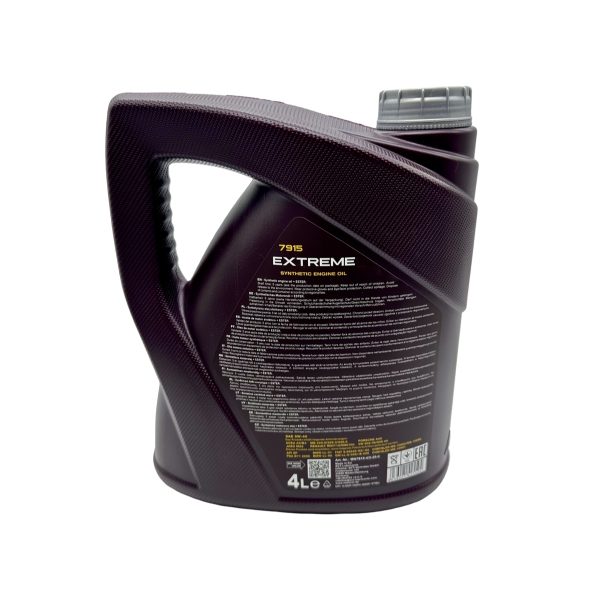 ACEITE DE MOTOR MANNOL 5W40 SINTETICO X 4L EXTREME -MANNOL- - Imagen 2