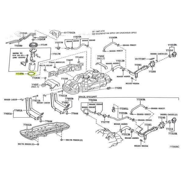 ORING TANQUE COMBUSTIBLE HILUX 2005-2015 VIGO VA EN FLOTANTE - Imagen 3