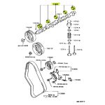 JUEGO DE  COJINETE ARBOL DE LEVA HILUX 1994-2004 3L/5L STD TAHIO - JAPON - Imagen 3