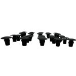 JUEGO X 25 CLIP DE PROTECTOR DE GOMA DE MOTOR HILUX-SW4 2005-2026 SPT - Imagen 3