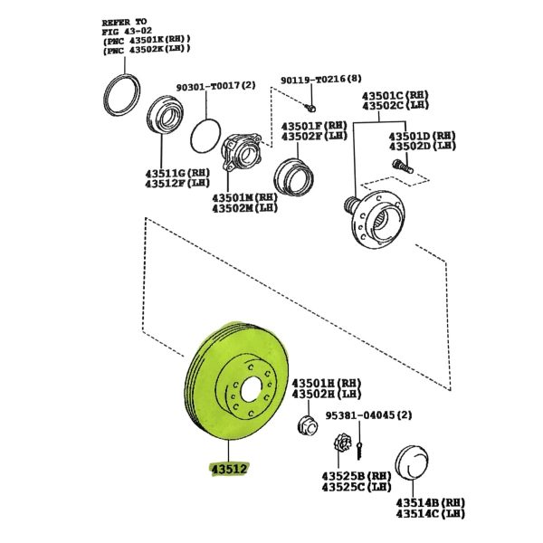 DISCO FRENO HILUX 2008-2023  / SW4 2005-2015  por unidad SPT - Imagen 4
