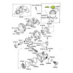 TAPA DE DEPOSITO DE DIRECCION HIDRAULICA HILUX 1992-2004 3L-5L S.PRY TAILANDIA - Imagen 4