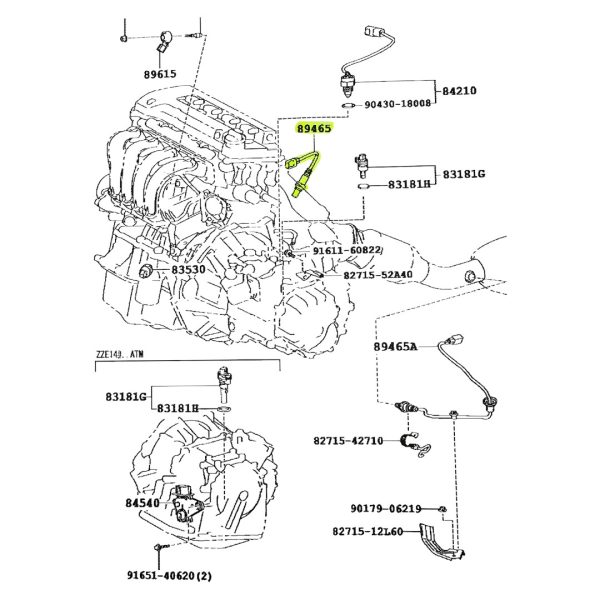 SENSOR DE OXIGENO (SONDA LAMBDA) ETIOS 2017-2024 // YARIS 2016-2025 N1 SPT - Imagen 5