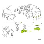SENSOR ESTACIONAMIENTO PARAGOLPE TRASERO SW4 2016-2026 / RAV4 2013-2016 *BLANCO PERLADO* SPT - Imagen 5