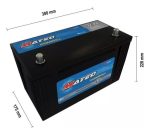 BATERIA HILUX 2005-2015 12X95 POSITIVO DERECHO MATEO